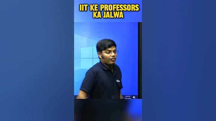 IIT Bombay Professor Rocked 😎 JEE Toppers Shocked 😱 | IIT Motivation 🔥#shorts #esaral #iit #jee