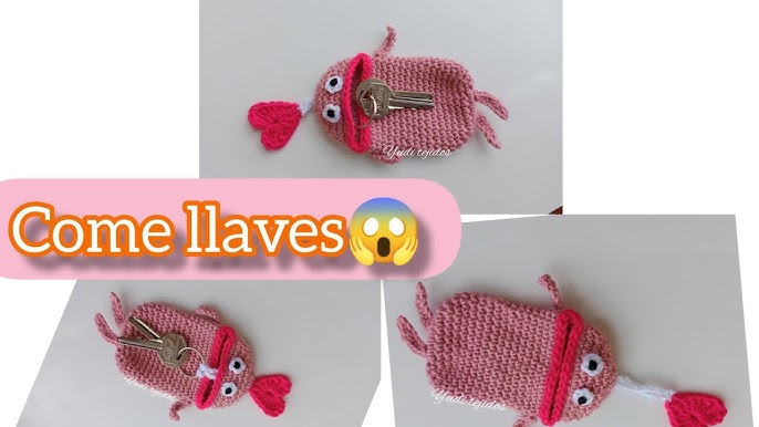 Learn to weave this little fox keeps keys. #crochet #knitting #easy  #fashion #creative #pretty 