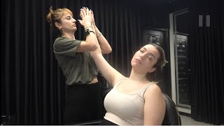 Asmr Relaxing Female Massage Head Massage Face Massage Leg Massage By Lady Aynur