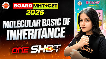 Molecular Basis of Inheritance Class 12 One Shot in 1 Hour | HSC & MHT-CET 2026 | By Radha Mam