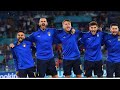 Italian players belted out their national anthem at Euro 2020