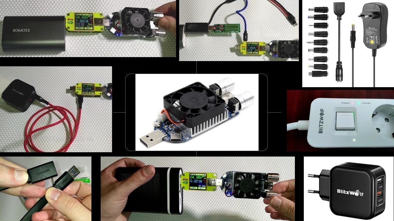 WB-UL001 Adjustable Electronic Current Load - Testing on various USB ...