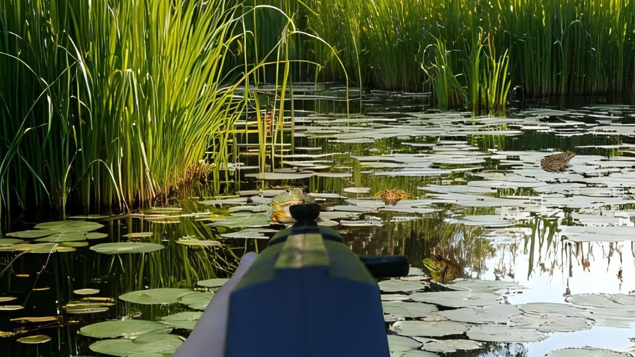 Public Land Hunting MASSIVE Swamp Bullfrog's!!! - YouTube