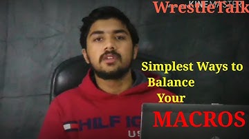 Ultimate Diet Hack: The Easiest Way To Calculate Your Own Macros| WrestleTalk
