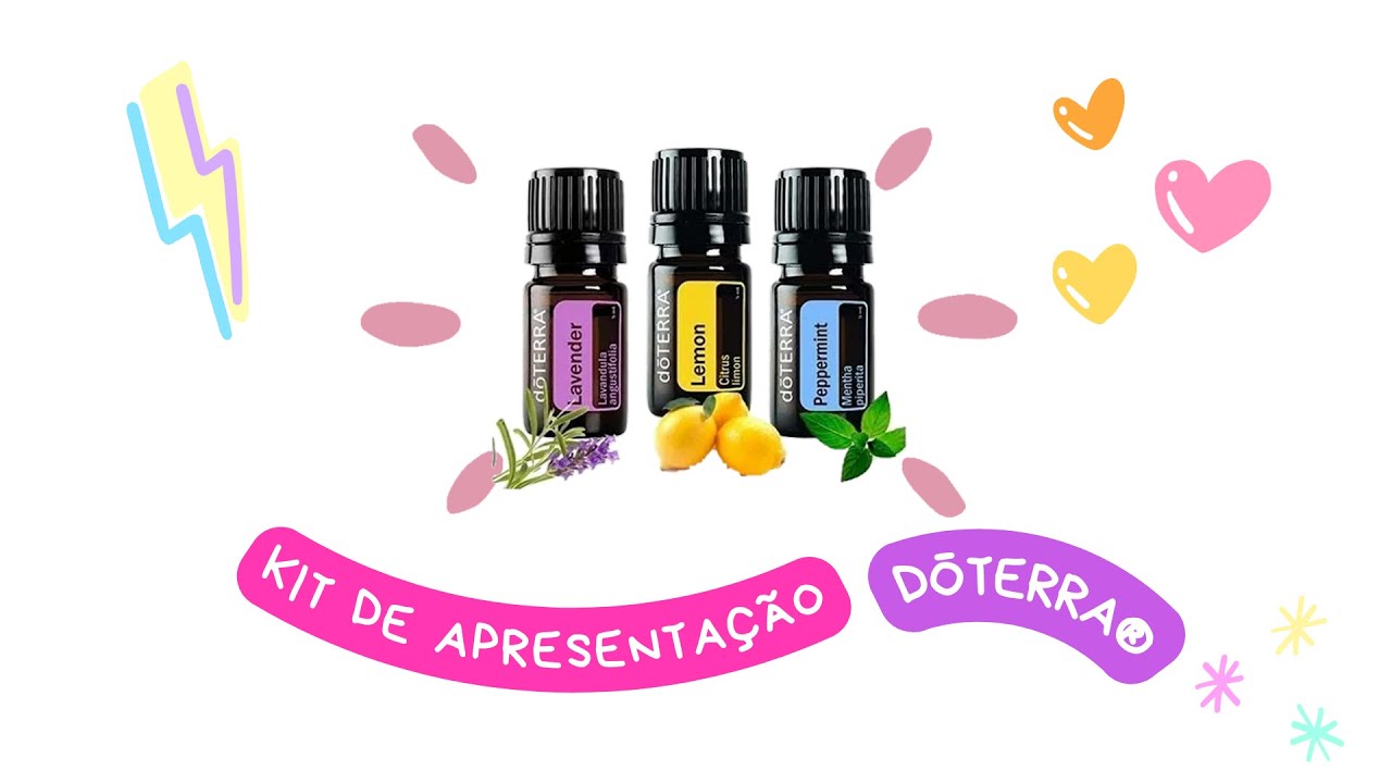 Kit de Apresentação doTERRA - Sou Mamãe Aromaterapeuta
