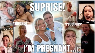 Telling my friends and family that I'M PREGNANT!!! *SUPRISE*
