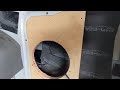 Legnum VR4 subwoofer in the factory mount location