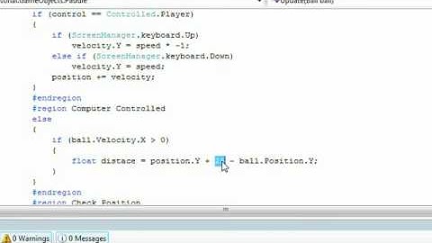 XNA Paddles - PaddleClass 3