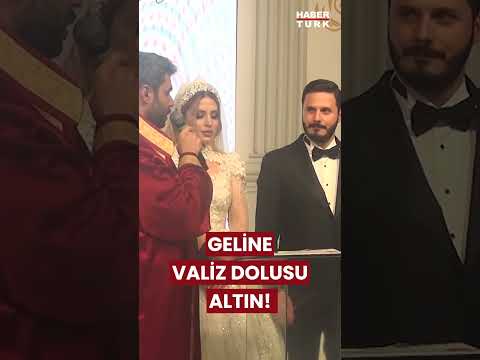 Şanlıurfa'da aşiret düğünü: Geline bir valiz dolusu altın takıldı! #shorts #şanlıurfa #aşiretdüğünü