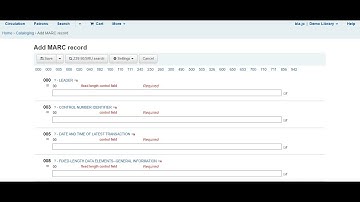 Cataloguing in Koha--Part 2