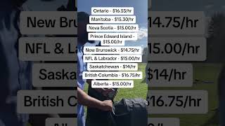 Here are the new minimum wage amounts in Canada! Six of the provinces raised  their minimum wage.