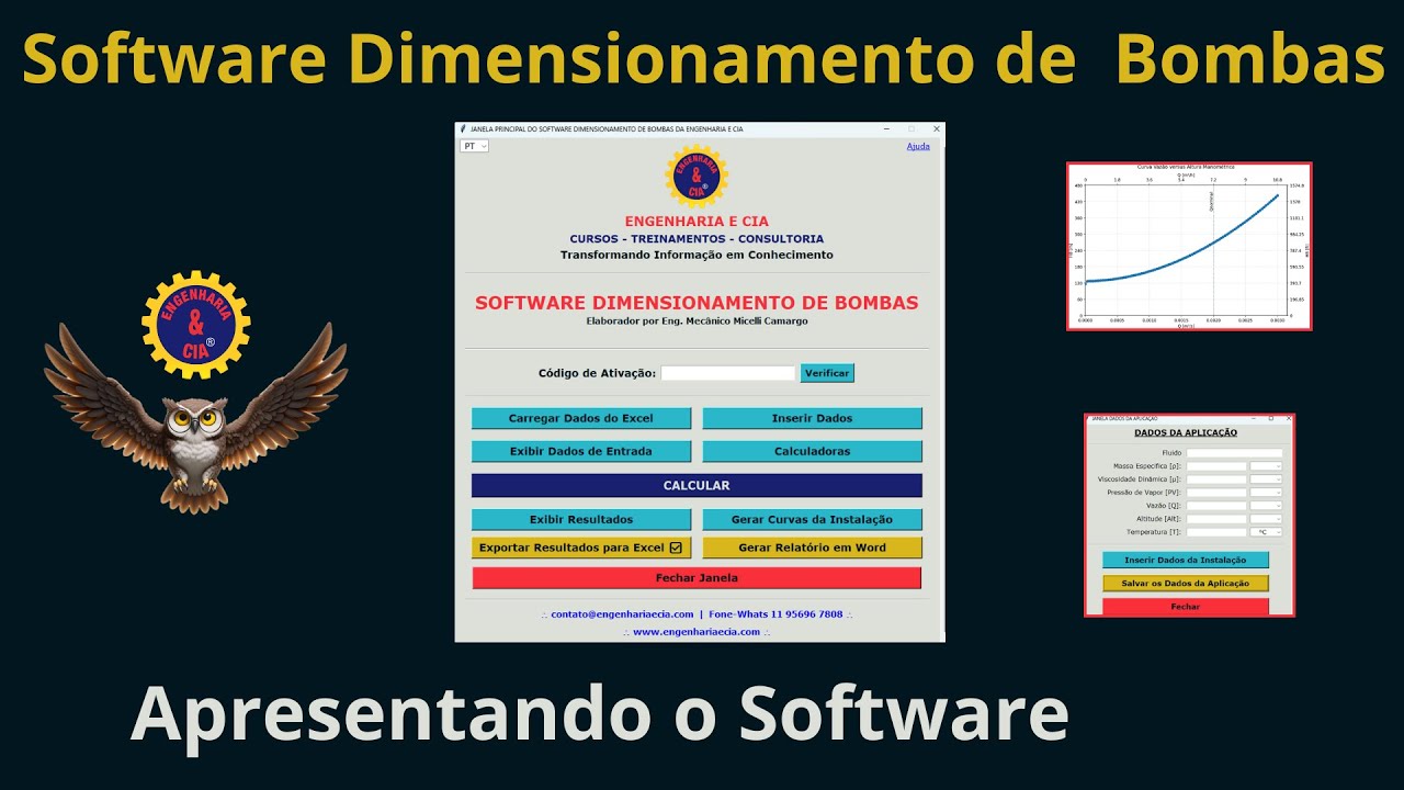 CALCULADORA DE DIMENSIONAMENTO DE BOMBAS | APRESENTANDO O  SOFTWARE