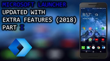 MICROSOFT LAUNCHER UPDATED WITH EXTRA FEATURES (2018)