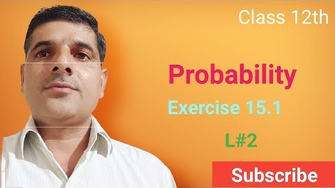 Class 12th  Probability Exercise 15.1 Q 8 to Q 14