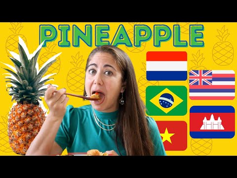 5 Pineapple Dishes From 5 Countries (Vietnam, USA, Brazil, Netherlands, Cambodia)