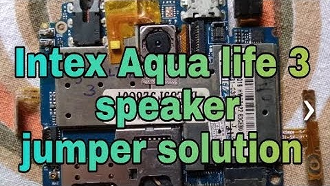 [SOLVED] Intex Aqua Life 3 | Ringer Solution With Jumper | Speaker Fix| Micromax | Mobile Jumper Fix