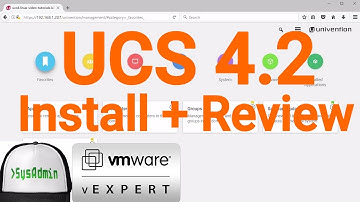 Univention Corporate Server (UCS) 4.2 Installation + Review + VMware Tools on VMware Workstation