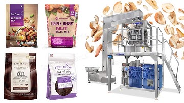 Fast Speed Horizontal Pre-Made Pouch Doypack Packing Machine With Multihead Weigher