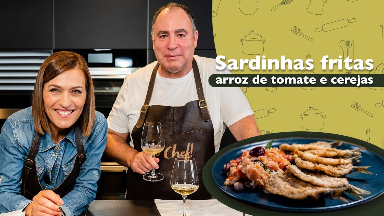 Ó Chef! – RECEITA DE SARDINHAS FRITAS COM ARROZ DE TOMATE, c/ Fátima Lopes e Vítor Sobral (Ep 12)