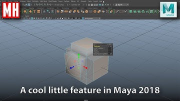 Maya 2018 Ultra short tutorial : A cool little new feature