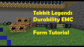 Tekkit Legends: Duability EMC Farm Tutorial(Diamond Chestplate)