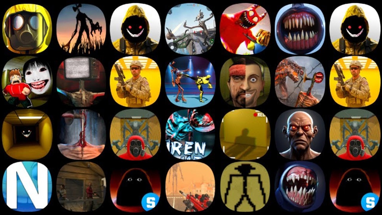 Hide in The Backroom ✨ Siren Head Field 💥 Hide Inthe Backroom: Online 🔫 Light Head 💥 Horror Face...✨