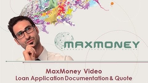 MaxMoney - Application Documentation - video