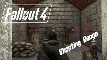 Shooting Range at the Castle, work in progress - Fallout 4 Gameplay