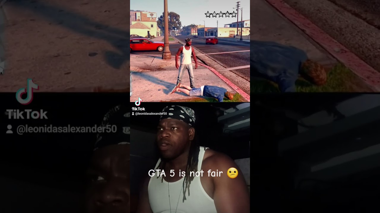 GTA 5 is not fair 😕 #gta #gta5 #gamer #blackgamer #cops #shooting #ghetto #hood #rpg