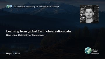 Nico Lang: Learning from global Earth observation data