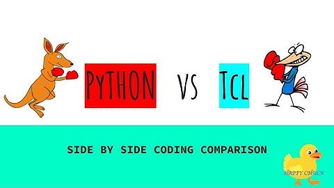 Python vs Tcl : Coding Comparison