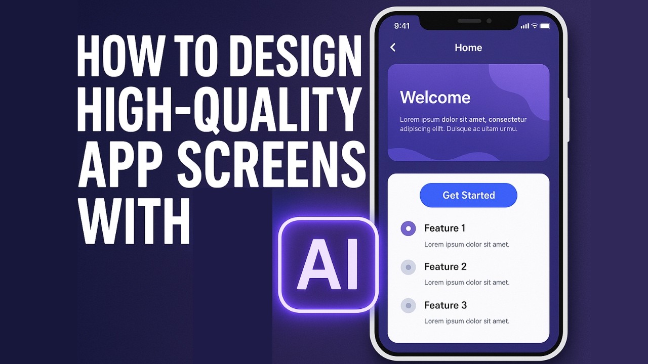 How to Design High-Quality App Screens with AI