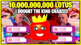 I Spent 10 000 000 000 Billion Lotus On The King Crab On Ninja Clicker Simulator Very Op Roblox Youtube - how to fix error code 103 roblox xbox one earn robux by