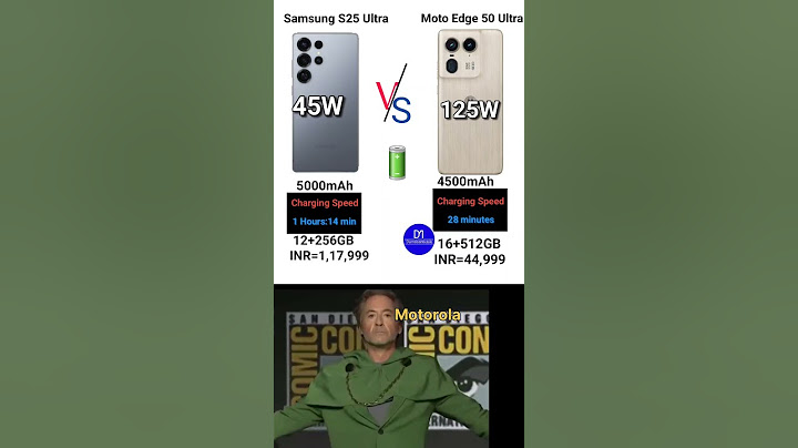 Motorola edge 50 Ultra vs Samsung S25 Ultra 🔋⚡️Test