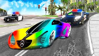 POLITIA urmareste MERCEDESUL cu LUMINI in GTA 5! (Politia vs Hot)