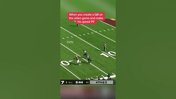 Boston College QB Thomas Castellanos is ELUSIVE 🌬️ #shorts