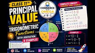 🔥 Principal Value of Trigonometric Functions with Derivation | Class 11 Maths |Example| Diksha Goyal