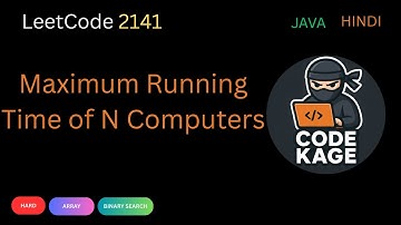 LeetCode 2141 | Maximum Running Time of N Computers | Binary Search | Java