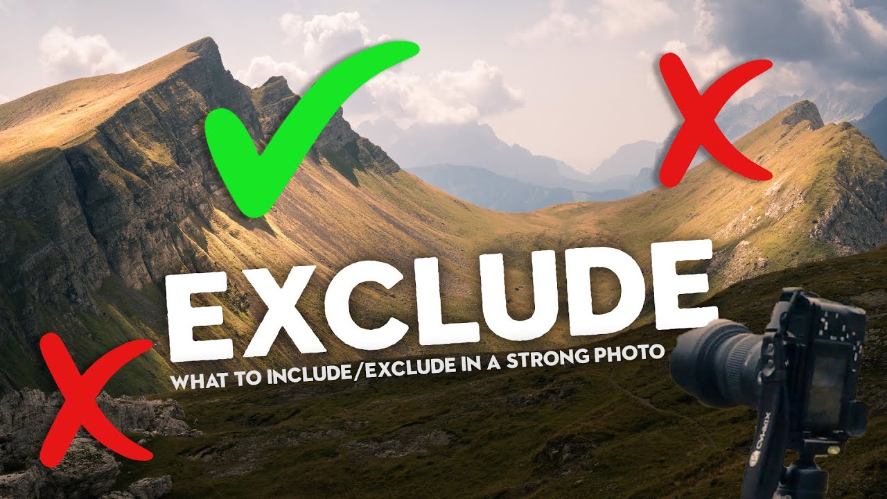 Which Elements to INCLUDE and EXCLUDE for a Strong Photo? - YouTube