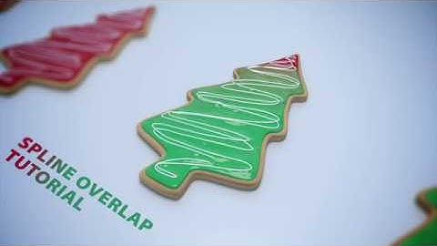3DS Max Spline Overlap Holiday Tutorial
