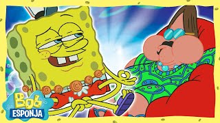 ¡Las escenas de Bob Esponja más graciosas de todos los tiempos! | Bob Esponja en Español