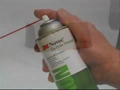3M Novec Electronic Degreaser - 3M Novec Contact Cleaner - YouTube