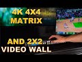 This 4K HDMI Matrix Switcher Doubles as a Video Wall Processor! BZ-MVS4X4-4K