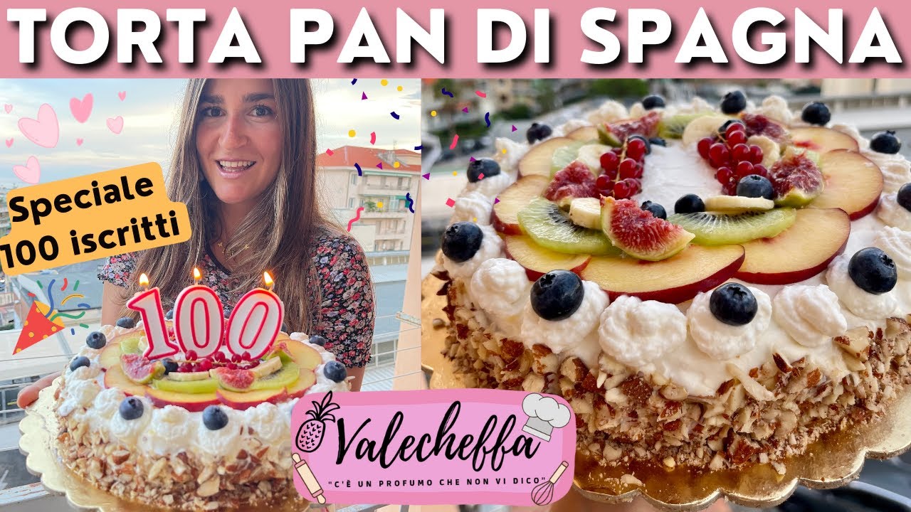 TORTA PAN DI SPAGNA CREMA E FRUTTA: FACILE E SCENOGRAFICA