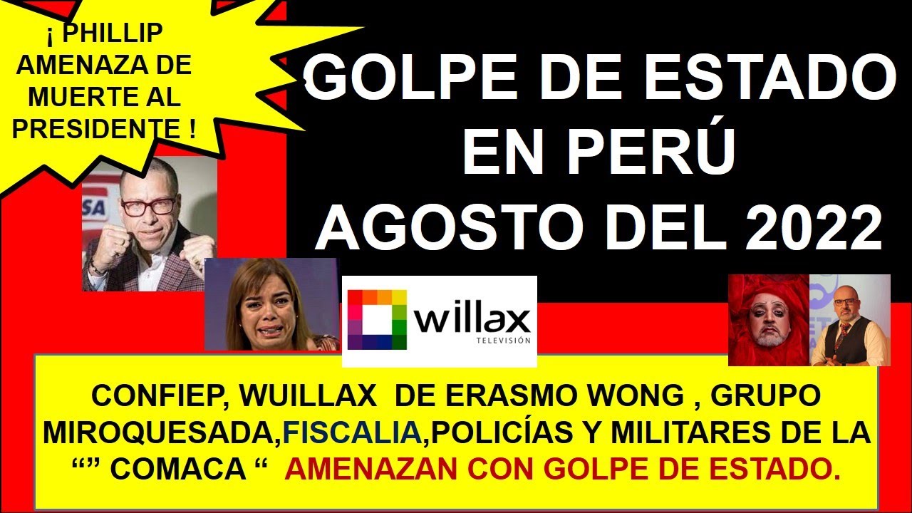 PHILLIP BUTTER , WILLAX, FISCALIA, CONGRESO Y POLICAS Y MILITARES EN