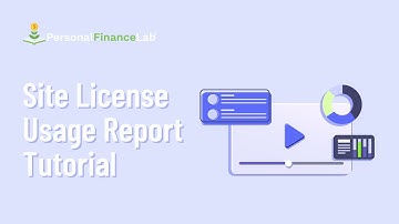 Site License Usage Report Tutorial
