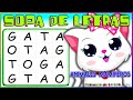 🥣 SOPA DE LETRAS 🆎 Pasatiempos DIVERTIDOS 💪 ENTRENA Tu MENTE 🧠 Juegos MENTALES 🎲 TEST Para NIÑOS