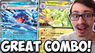 Garchomp ex & Tyranitar ex Make For An Unexpectedly GREAT Combo! Dual Stage 2 PTCGL