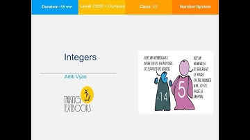 L-3 Integers | Class 7 Crash Course | Aditi Vyas | TTb