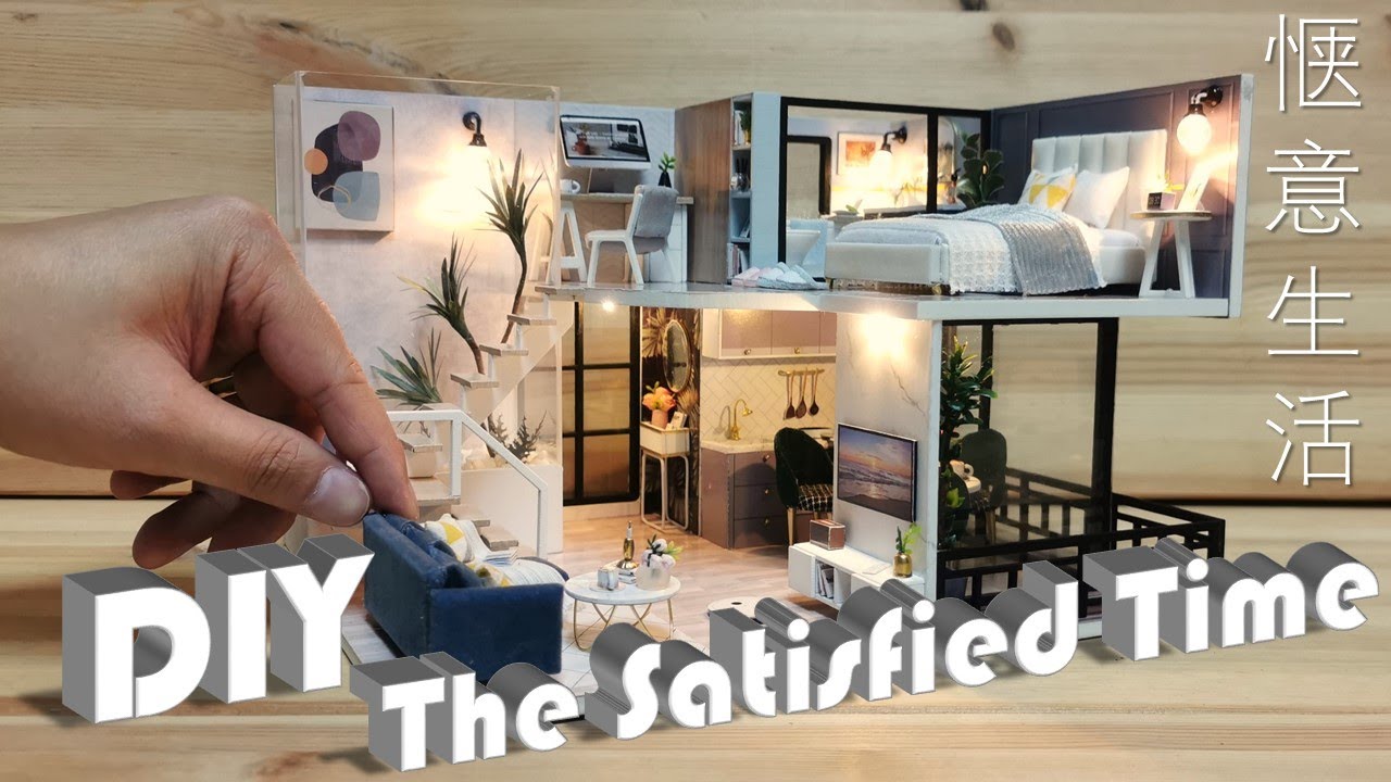 Modern Loft V2 Dollhouse DIY Miniature House Kit